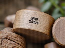 Packaging corporate personnalisé bois