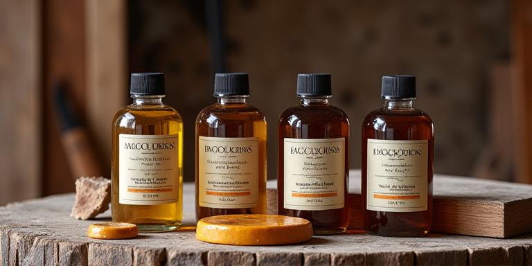 Huiles et cires naturelles pour finition bois