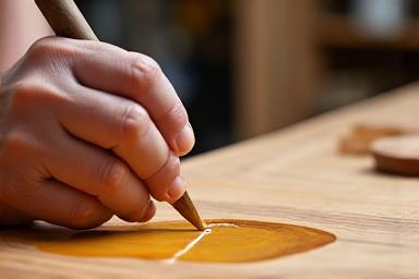 Finitions naturelles atelier bois